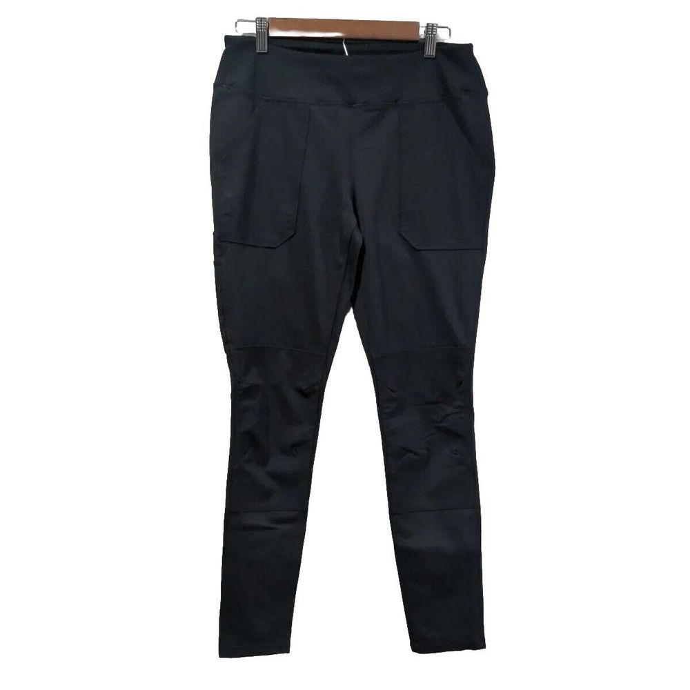 Carhartt FORCE Womens Utility Stretch Pants Size M Black Fitted Pull On Slim Fit